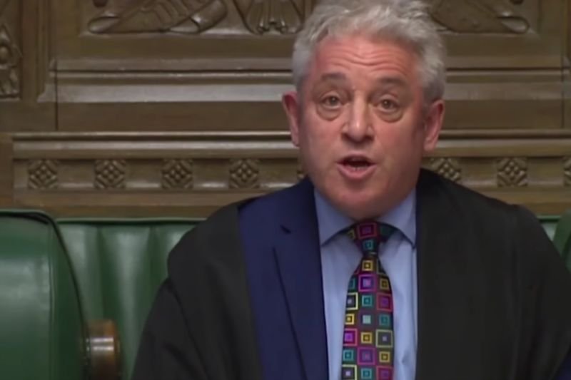 John Bercow pokrzyżował plany premier Theresy May.