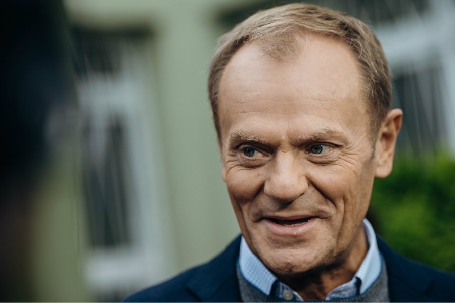 Donald Tusk pokazał zdjęcie wnuków w Brukseli.